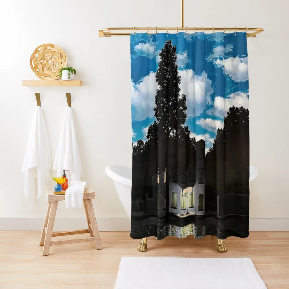 

Rene Magritte The Empire of Light Shower Curtain Bathroom Accessories Curtain