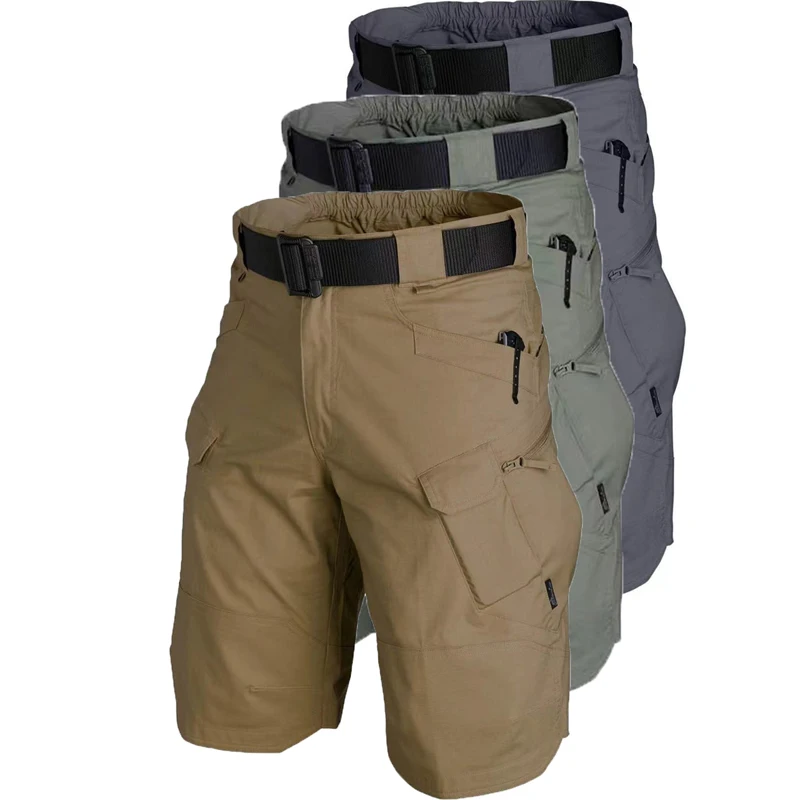 Men Military Combat Outdoor Cargo Tactical Shorts Summer Waterproof Shorts Trekking Camping Hiking Climbing Sport shorts