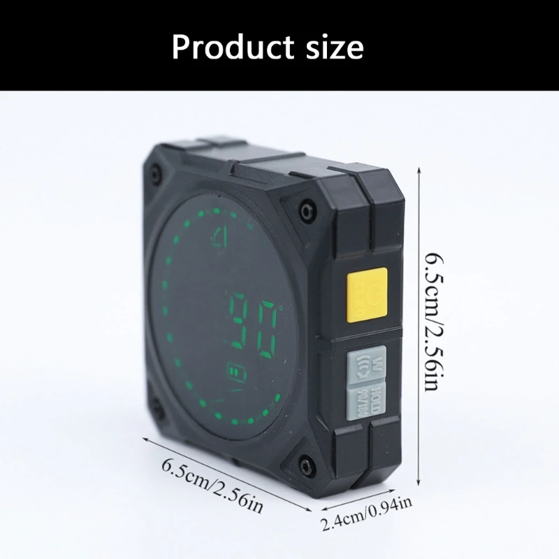 자동차 공학용 충격방지 디지털 고니오미터 0-180°각도 감지기