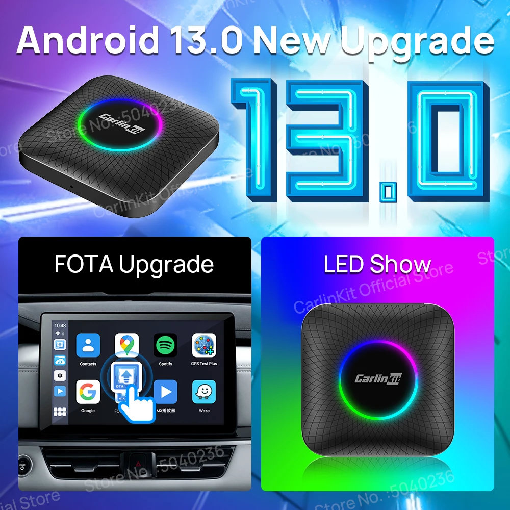 CarlinKit ȵ̵ 13 Ʈ TV ڽ, ڵ ̼  AI ڽ, ø IPTV  ȵ̵ ڵ ī÷, SM6225, ǰ ׷̵