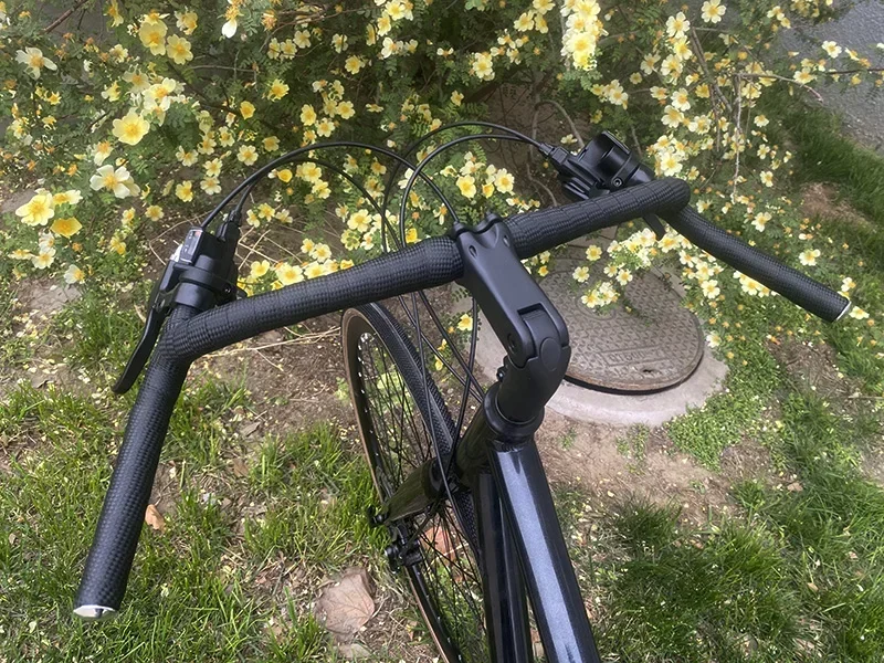 700c Road Bike Melon Bike Conversion Handlebar Aluminum Alloy Gravel Road Handlebar Drop Bar Bicycle Accessories with Stem