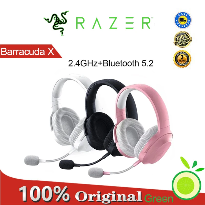 

Razer Barracuda x Wireless Game Earphones with Multiplatform USB-C Connection, Laptop Game Earphones with Microphone