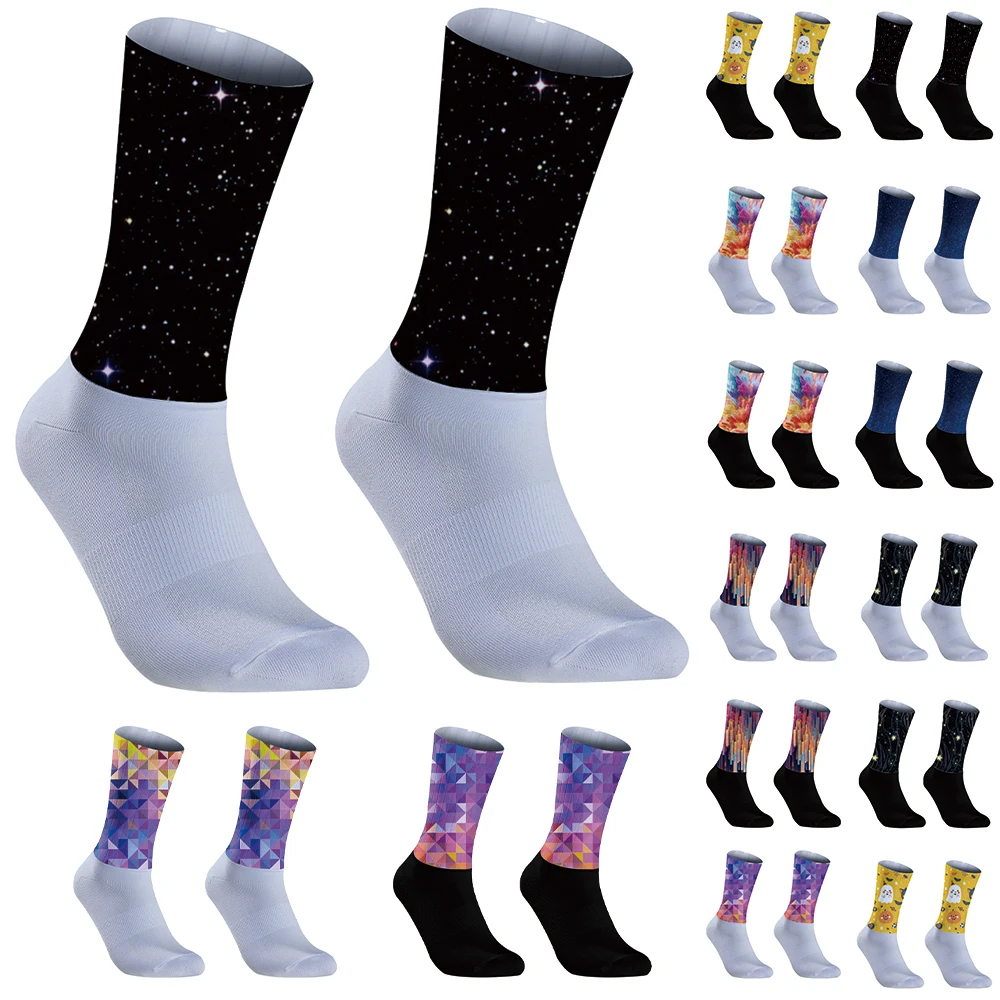 

Bicycle Compression Sport Sock 2024 New Summer Anti Slip Professional Bike Socks Men And Women Street Sports Socks