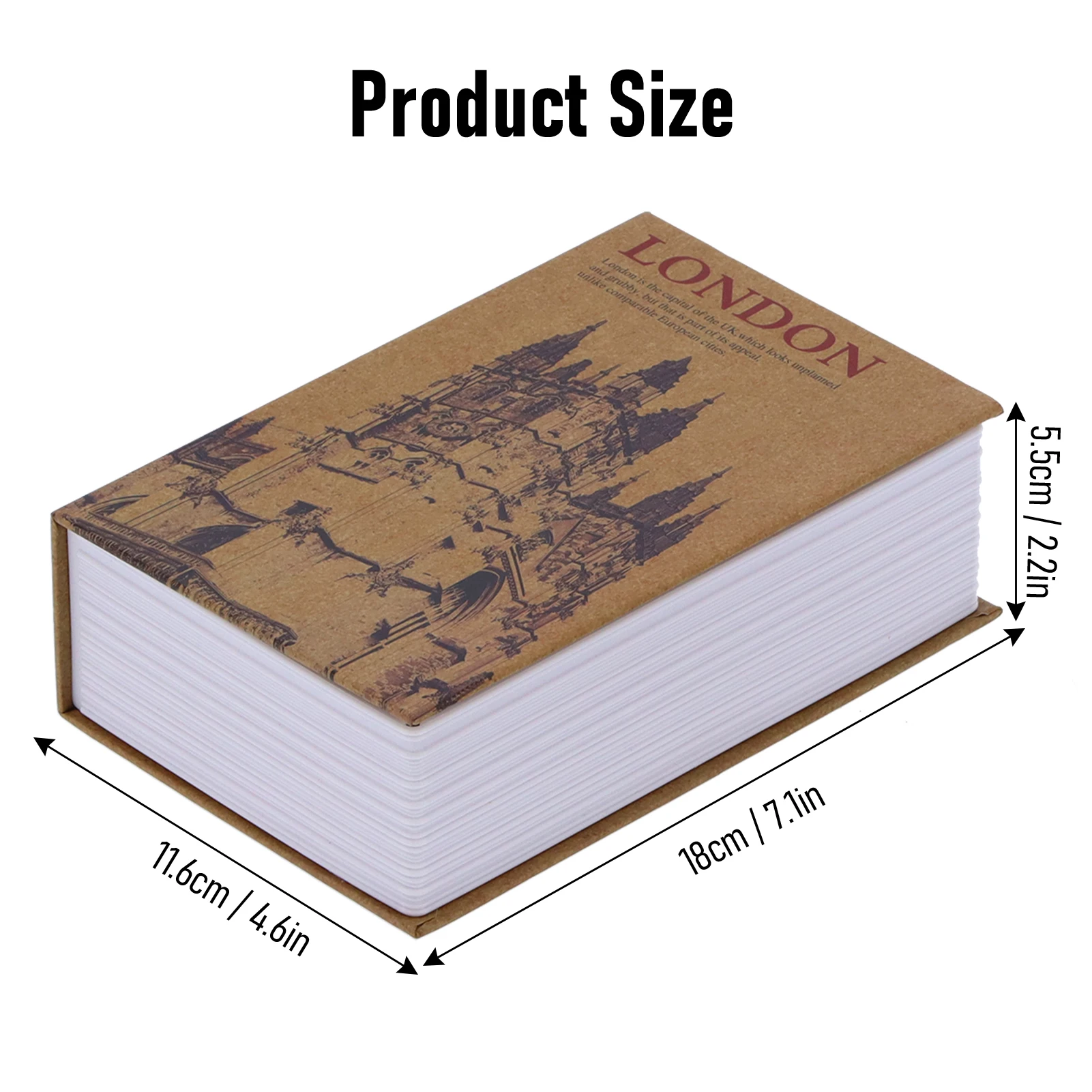Mini Box Safe Box Simulation Book Shaped Money Storage Box For Storage Important Thing 6