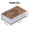 Mini Box Safe Box Simulation Book Shaped Money Storage Box For Storage Important Thing 6