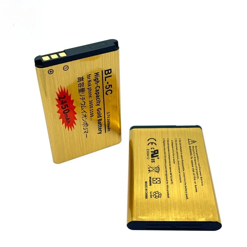BL-5C Batteria 3.7V Batterie ricaricabili agli ioni di litio BL5C 2450mAh per Nokia 2600 1100 1110 1112 2610 6230 6630 Telefono cellulare BL-5C - Image 3