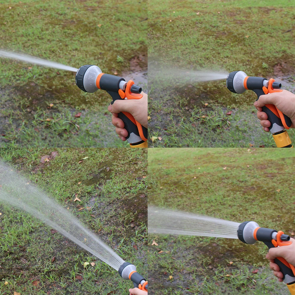 Garden Hose Watering Sprayer High Pressure Water Sprayer Washing Cars Watering Garden Portable High Pressure Water Gun 8 Modes