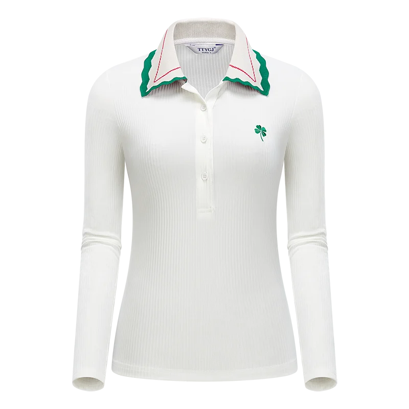 Womens Shirt Golf Wear Autumn Winter LongSleeve Top POLO 2022 New