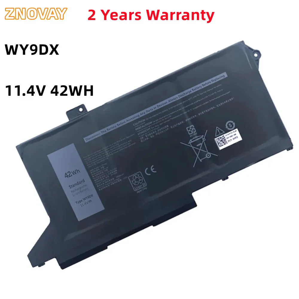 

ZNOVAY RJ40G WY9DX Laptop Battery For Dell Latitude 5520 5420,Precision 3560,P104F P137G,01K2CF,075X16,0WK3F1,005R42