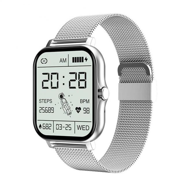New Women Smart Watch Men 1.69" Color Screen Full Touch Fitness Tracker Bletooth Call Smart Clock Ladies Smart Watch Women