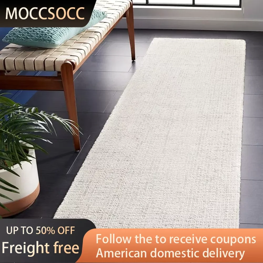 

Mat for Hallway Ideal for High Traffic Areas in Living Room Anime Bedroom Freight Free Handmade Wool Area Rug - 8' X 10' Sofa