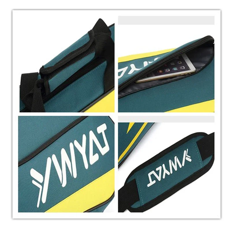 YWYAT Sports Bag Badminton Bag Single Shoulder 3 Rackets Backpack Tennis Badminton Racket Bag Thickened Nylon Beach Tennis Bag 6