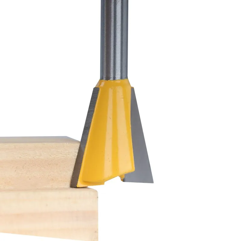 XCAN Dovetail Joint Router Bit 6mm 1/4 8mm Shank 14 Degrees