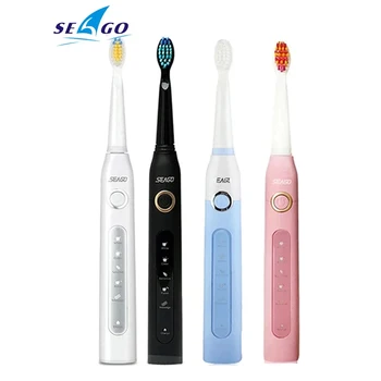 2 개/대 소닉 치아 칫솔 SG-507 소닉 음파 칫솔 성인 전기 칫솔 2 분 타이머 5 브러싱 모드 화이트닝