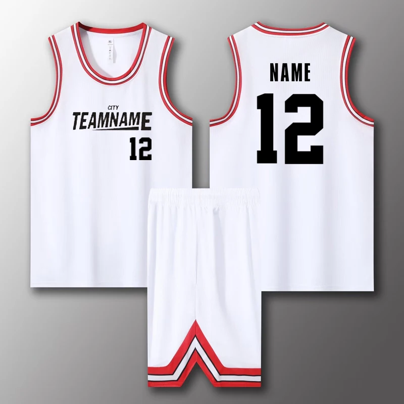 Adult Children Basketball Sport Shirts Customize Blank Basketball Uniforms Breathable Training Team Professional Match Jersey