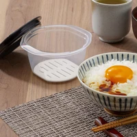 Cuiseur à vapeur multifonctionnel pour four à micro-ondes, cuiseur à riz, cuisson de la soupe chaude, boîte à lunch Bento, ustensiles de cuisine à la vapeur 4