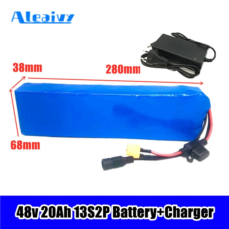 EbikeBatteryPack48v20Ah18650LithiumIonBatteryPack13S2PBike