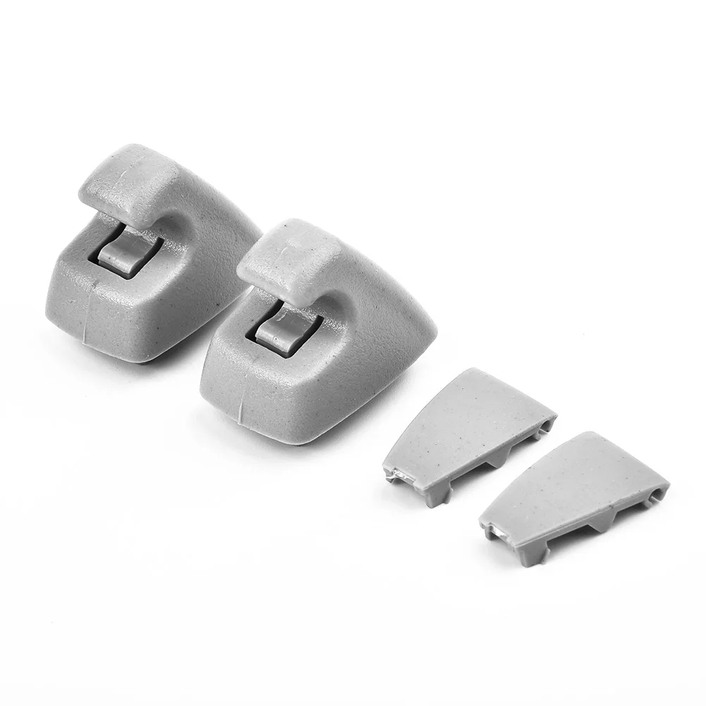 Car Sun Visor 2 PCS/set Support Clip Retainer Bracket Hook for Chevrolet Opel 95994975 Spark Gray Auto