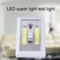 Wall Mounted Lights With Magnetic Base Double-Sided Tapes Light Battery Powered Lamp Night Light Wall Lighting For Bedroom