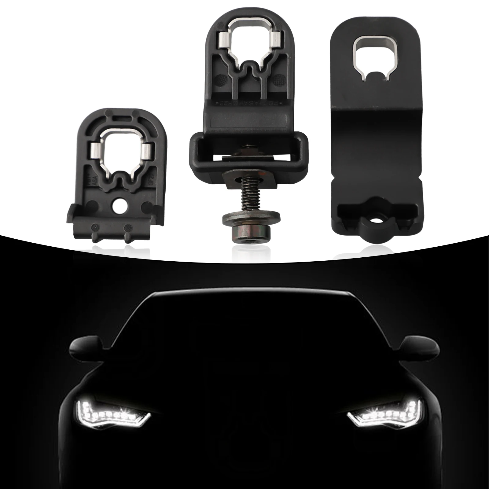 

Headlamp Repair Kit Accessory Black 1pcs 8R0998121A For Q5 2013-2016 Front Headlight Left Or Right High Quality