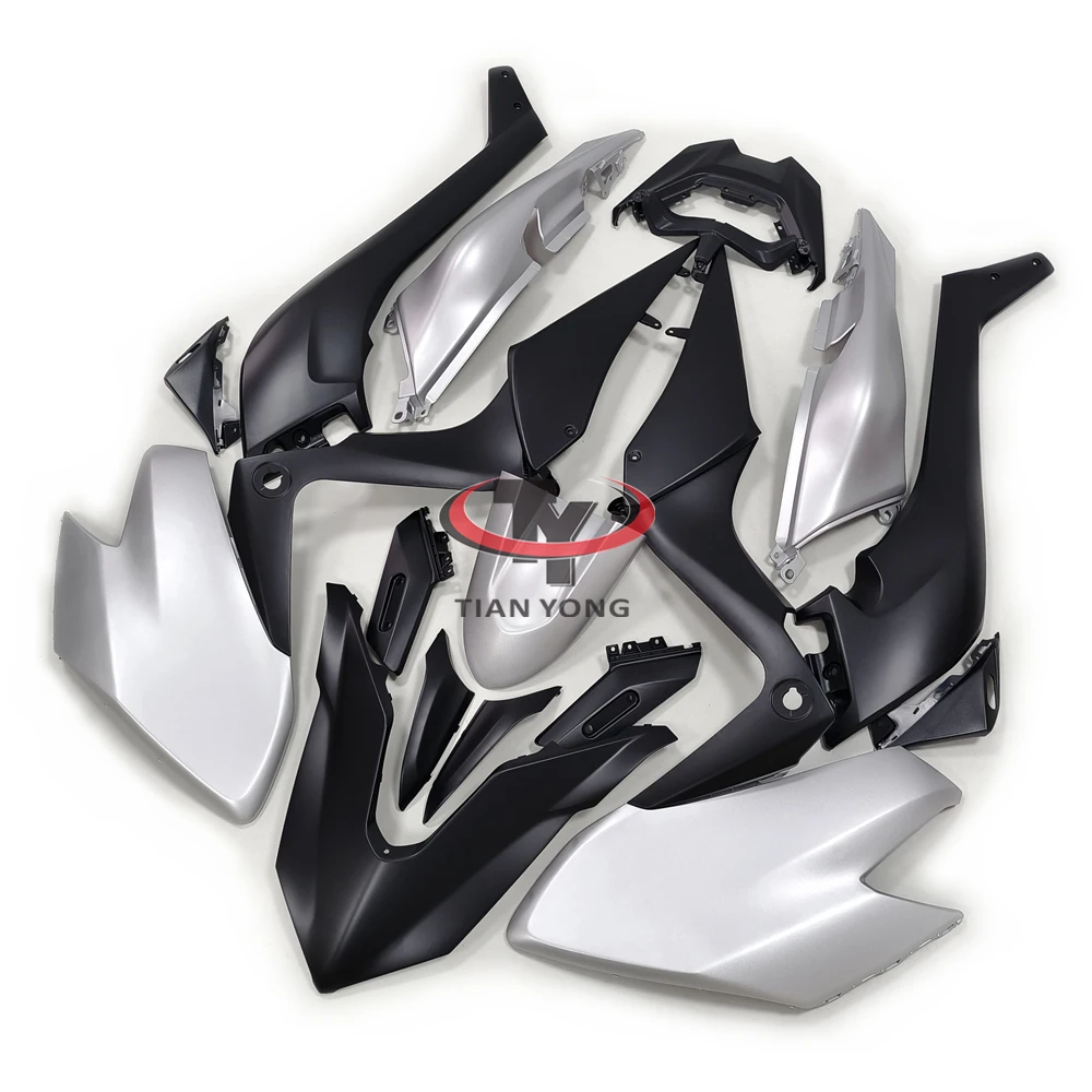 

Cowling инъекция твердый матовый черный матовый серебристый мотоцикл для TMAX530 2017-2018 TMAX 530 полный комплект обтекателей кузов