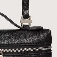 Sac à bandoulière en grain de litchi, sens de niche Premium, boîte à déjeuner simple, sac pour femmes, mini sacs à bandoulière portables exquis 5