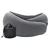 Memory Foam Neck Pillow  Cervical Vertebra Travel Portable Noon Break Aircraft U Type Of Pillow Sleep Camping Pillow  Carry Bag 2