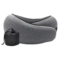 Memory Foam Neck Pillow  Cervical Vertebra Travel Portable Noon Break Aircraft U Type Of Pillow Sleep Camping Pillow  Carry Bag 2