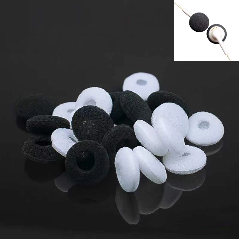20cs/10pairs 18mm Foam Earbud Earphone Ear Buds Headphone Ear Pads Cushion Replacement Sponge