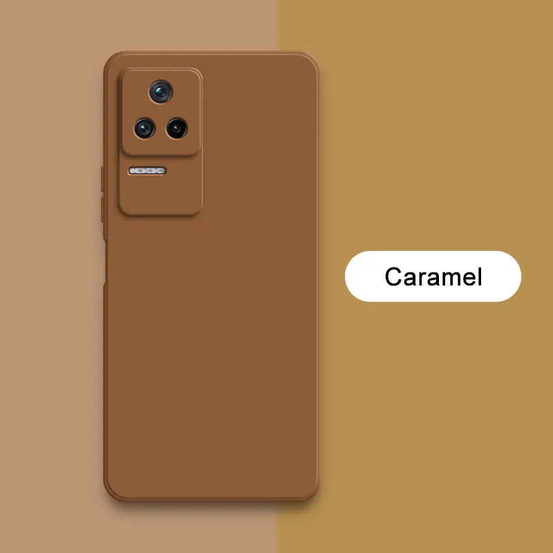 Original Square Liquid Silicone Soft Camera Protective Cute Phone Case