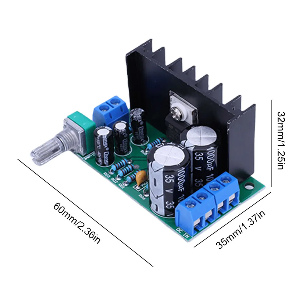 Mono Audio Power Amplifier Board DC AC 12 24V