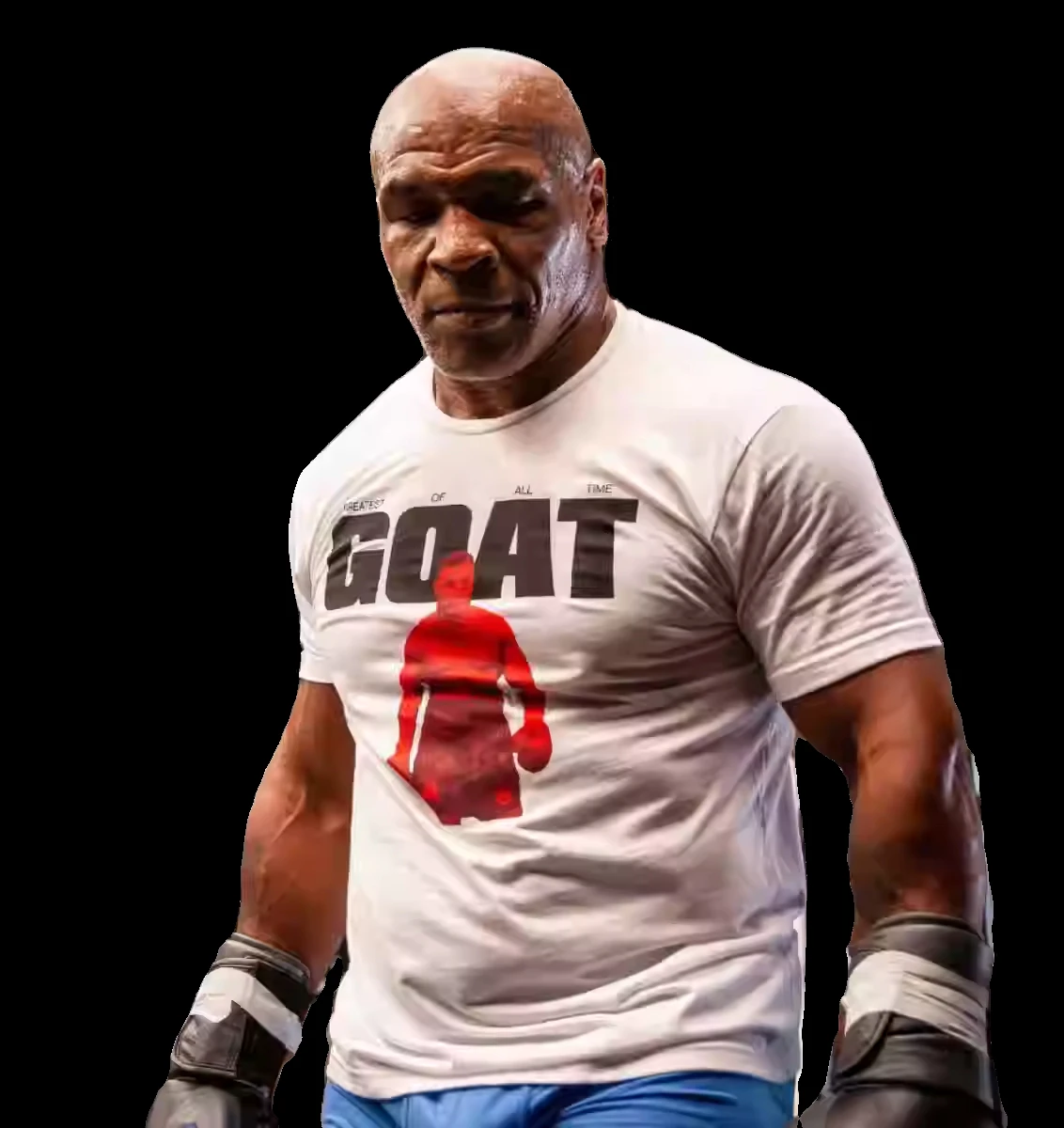 New Tyson T-shirt Men's Legendary Champion Training Set Classic Mike Cotton soft comfortable sports crewneck street