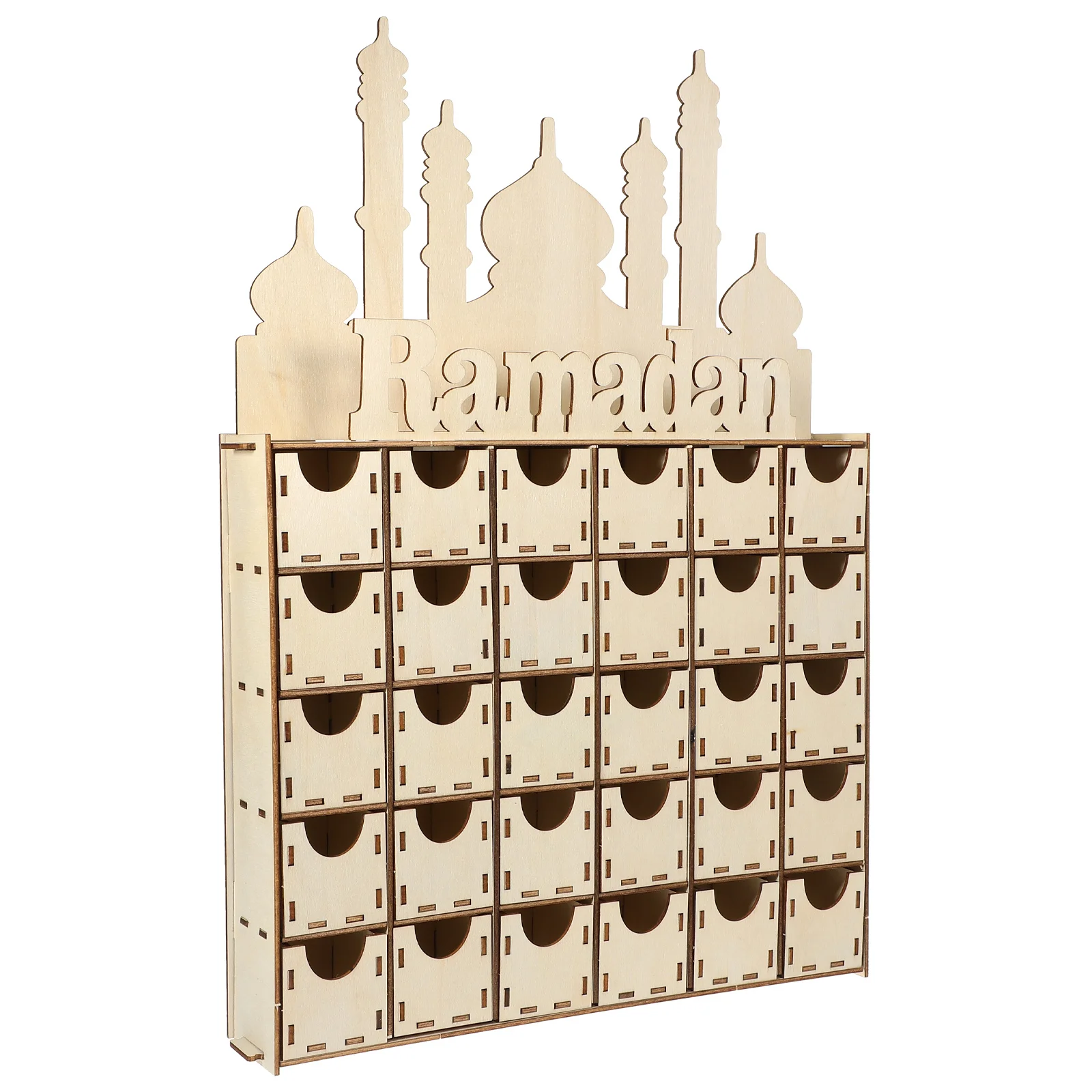 

Ramadan Calendar Drawers Ramadan Decorations Wooden Countdown Calendar Diy Wood Calendar Ornament Ramadan Mubarak Gift