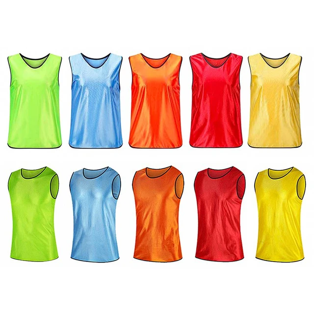 12 Pack Scrimmage Training Vest, Sports Pinnies, Practice Jerseys, Practice  Vest for Adult Youth Kids. - AliExpress