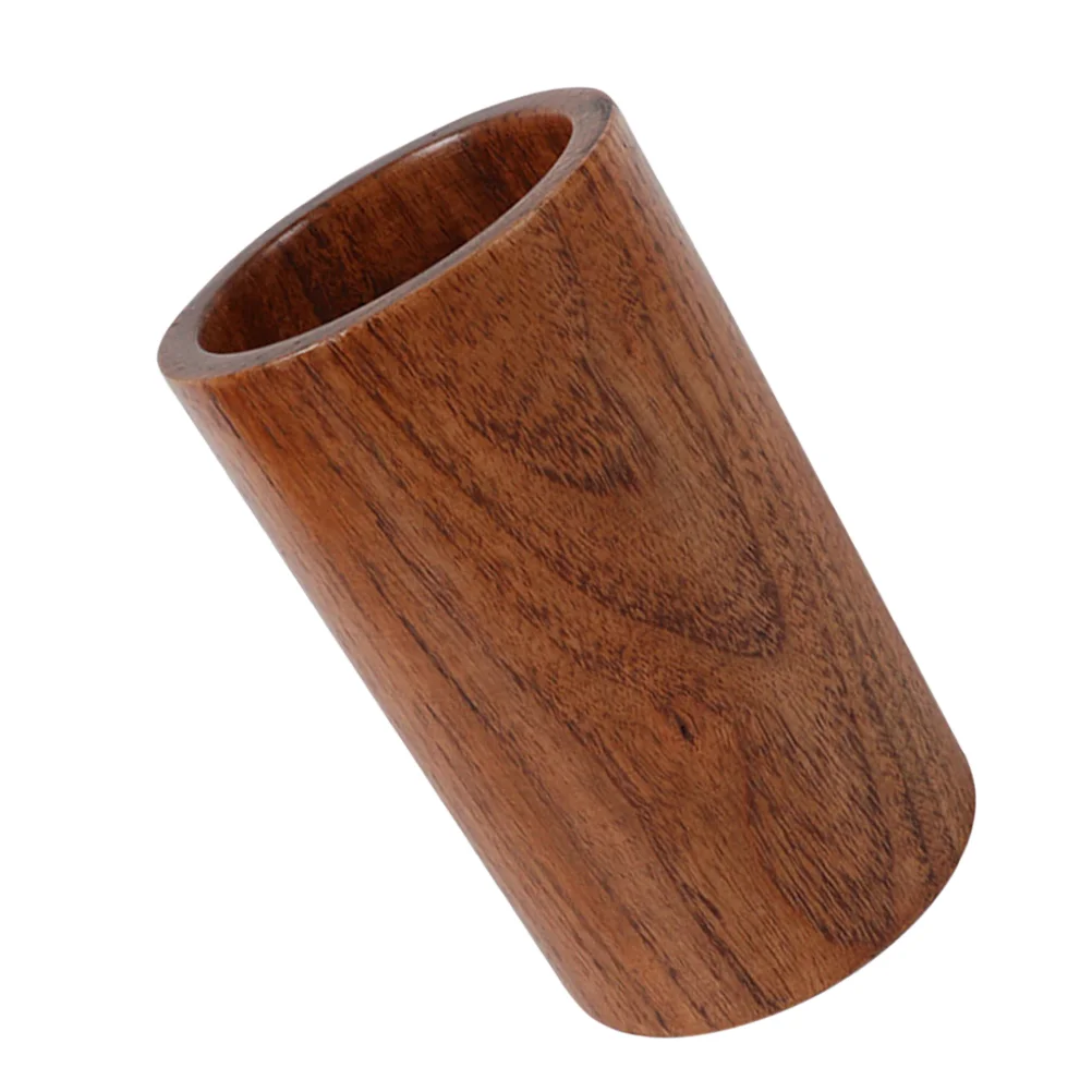 Dishwasher Cutlery Basket Wooden Barrel Pencil Holder Tableware Drainer Jujube Flatware Organizer 4