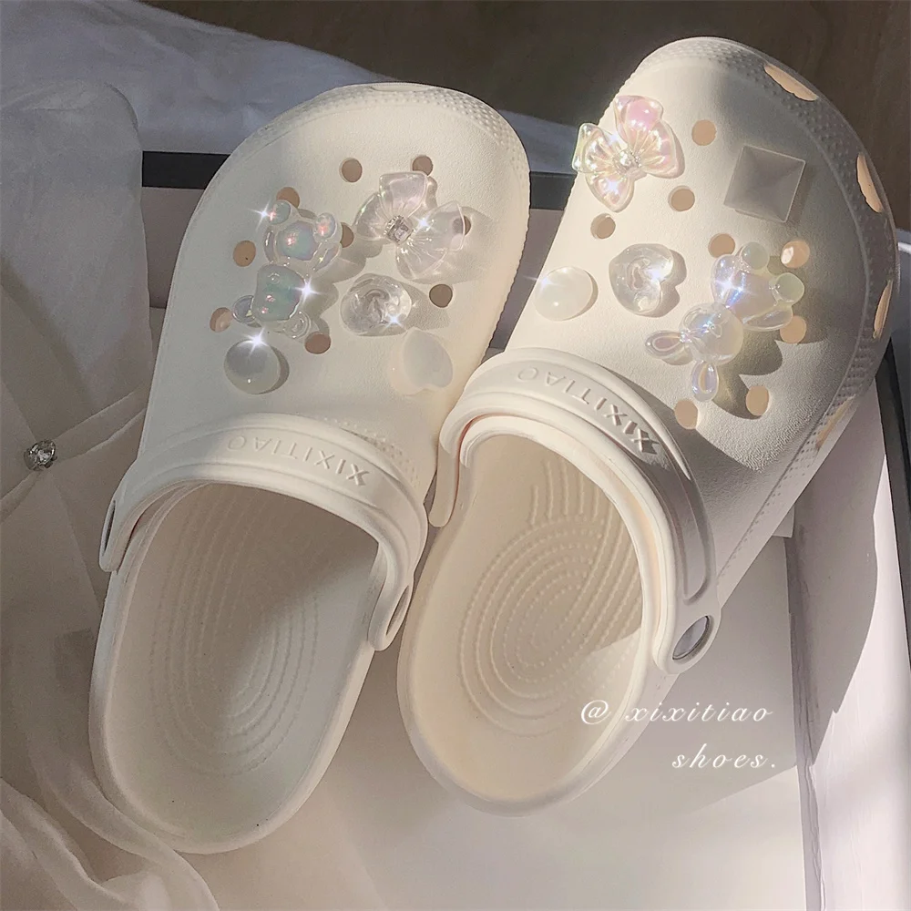 DIY thick cros  Bedazzled shoes diy, Crocs fashion, Bedazzled shoes