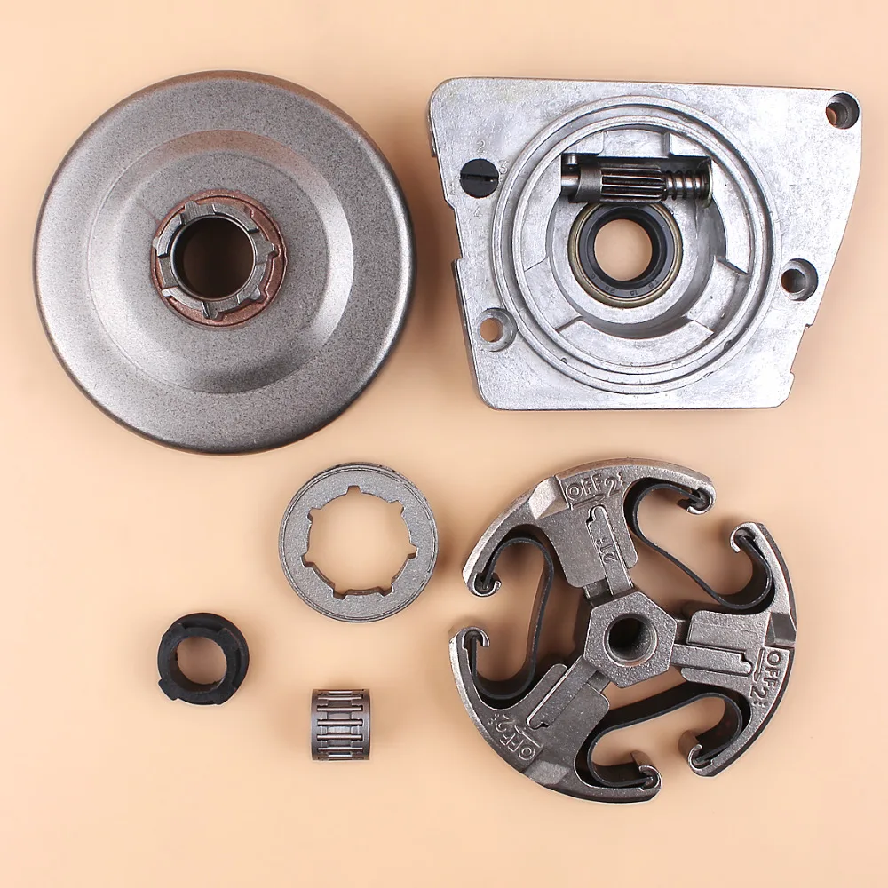 

3/8" Clutch Drum Sprocket Oil Pump Worm Gear Kit For HUSQVARNA 61 66 266 268 272 XP 162 Chainsaw Replacement Parts
