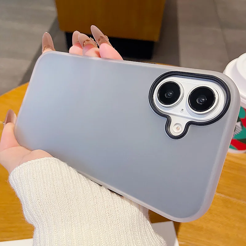 Sleek Matte Skinfeel 2-in-1 Bumper Shockproof Phone Case