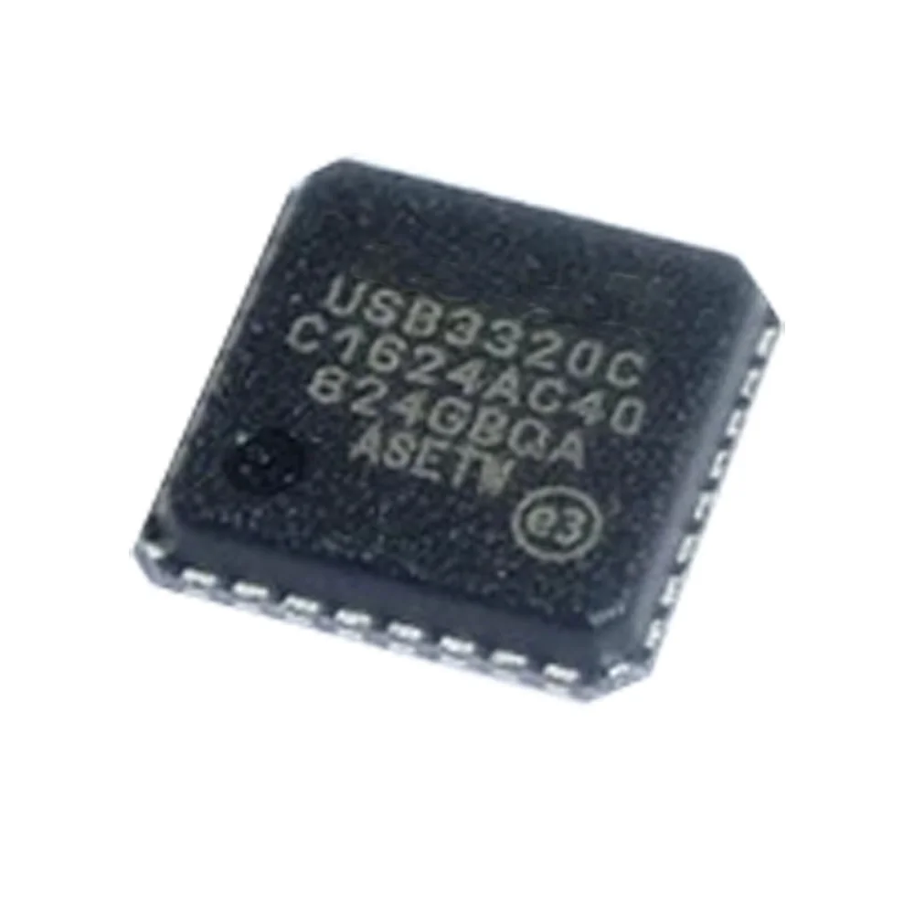 

10pcs/lot USB3320C-EZK 1/1 Transceiver Half USB 2.0 32-QFN (5x5)