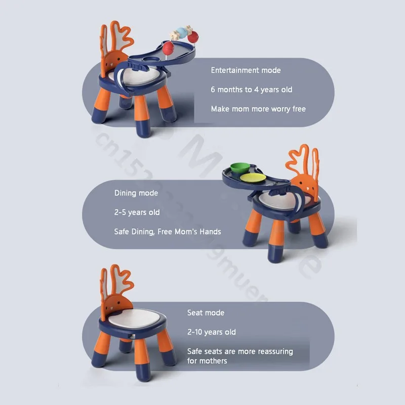 의자/앉는 법을 배우는 어린이/다기능 식탁의 소리가 나는 1인용 의자/어린이식탁의자