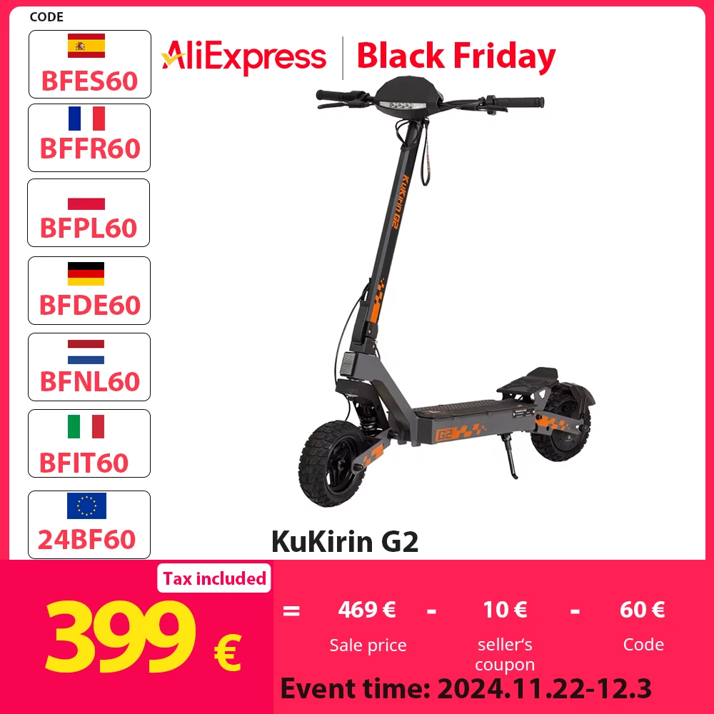 KuKirin G2 Składana hulajnoga elektryczna 800W Silnik bezszczotkowy 10-calowa próżniowa opona terenowa EScooter 48V 15AH Akumulator Maksymalna prędkość 45 km/h - AliExpress 18