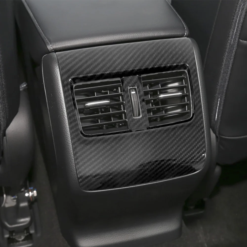 

2018-2021 For Honda Accord Armrest Back Panel Vent Bezel Trim Interior Carbon Fiber Look