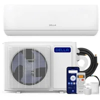 DELLA Motto Series 12000 BTU Wifi Enabled Mini Split 20 SEER2 Cools Up to 550 Sq.Ft, 110-120V, Works with Alexa 1