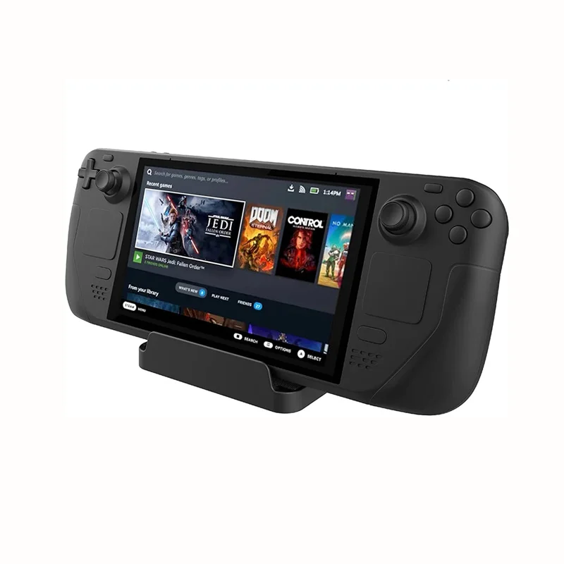 Base Del Supporto Nera Compatibile Con Steam Deck Ns Oled Lite Per Piattaforma A Vapore/Base Del Supporto Del Telefono Cellulare Supporto Dell'Interru