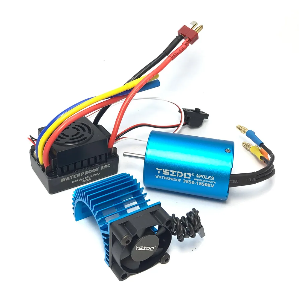 Moteur Sans Balais RiToEasysports 3650 5200KV - Pour Voiture RC 1/8 1/10 HSP