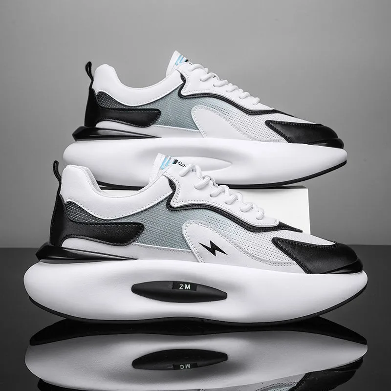 

Кроссовки мужские, толстая подошва, дышащие, сетчатые, удобные, повседневные, для бега