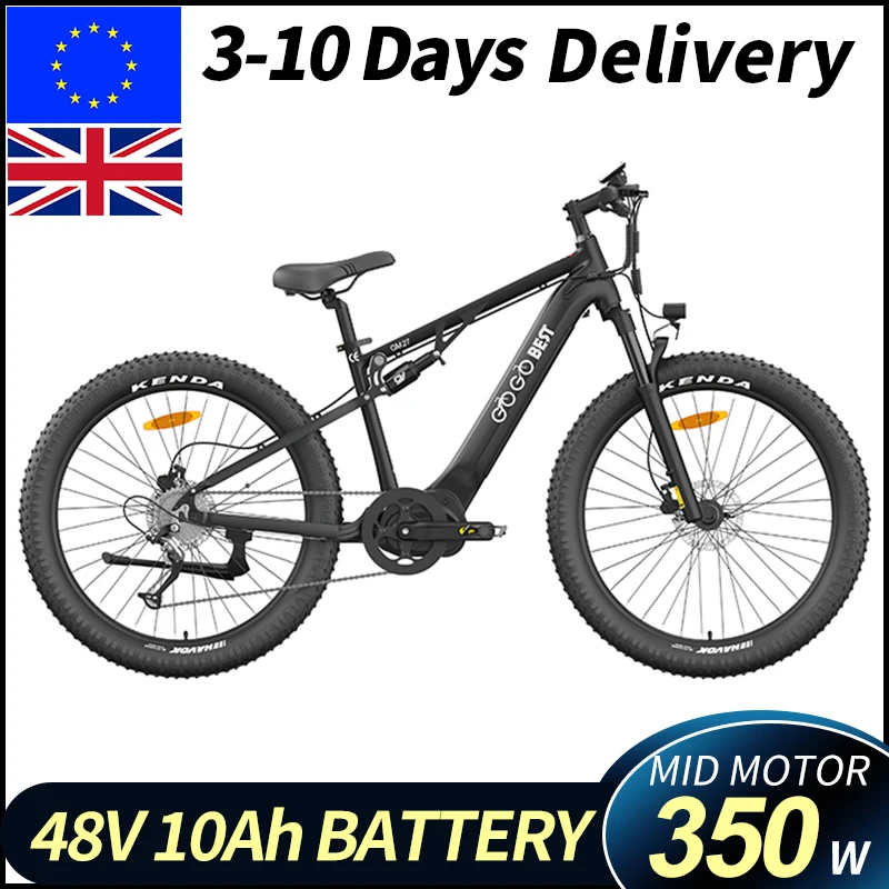 Gm27 Gogobest 27.5 Inch Electric Mid Motor Mountain Bike 48v10ah