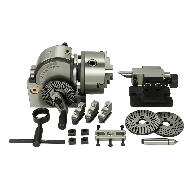 Cabezal divisor BS 0, Portabrocas de 5 pulgadas 3 mordazas, cabezal divisor Semi Universal de precisión para fresadora, mesa giratoria|Pinza| - AliExpress