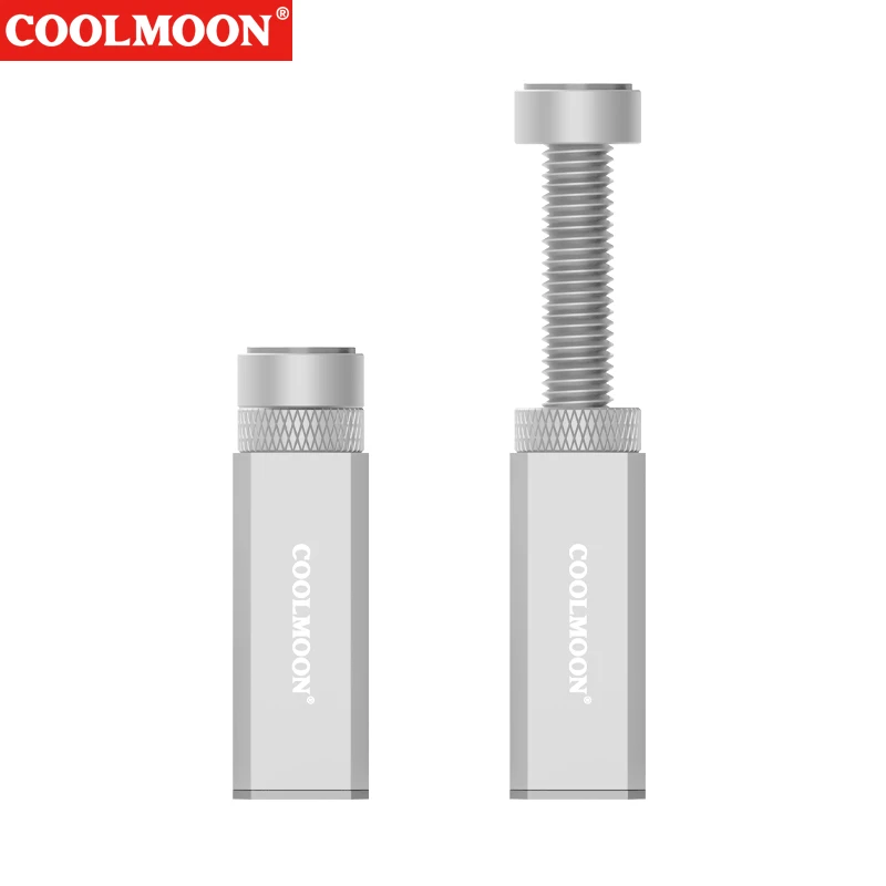 COOLMOON 그래픽 카드 지원 마그네틱 베이스 그래픽 카드 지원 브래킷 ATX/M-ATX/ITX 섀시용 긁힘 방지 알루미늄 합금