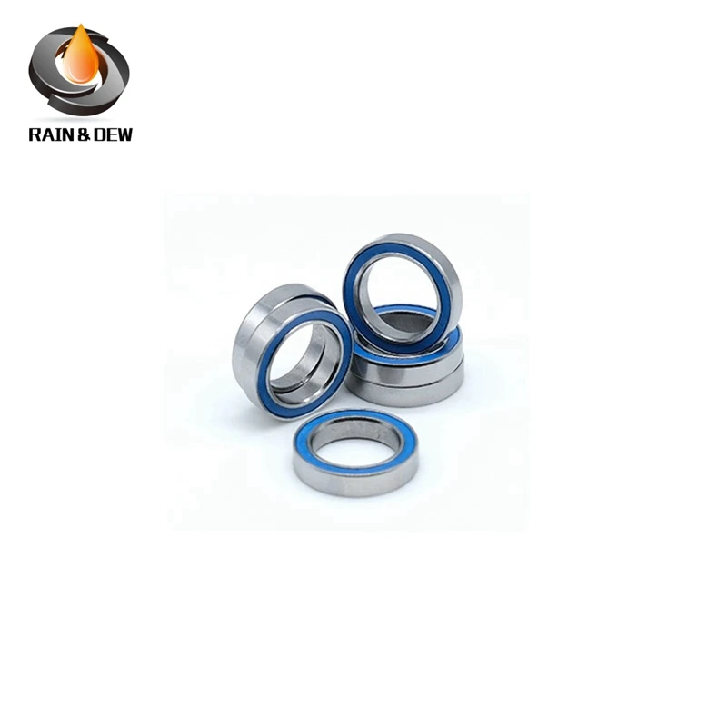 미니어처 MR105-2RS 볼 베어링 ABEC-7, MR105RS 베어링, 블루 밀폐 MR105 2RS 품질, 5x10x4mm, 10 개